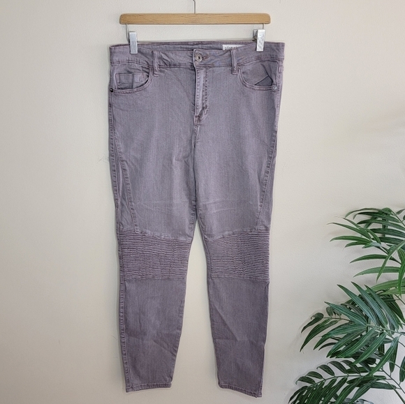 Pistola | Gray Moto Skinny Jeans - Picture 1 of 5